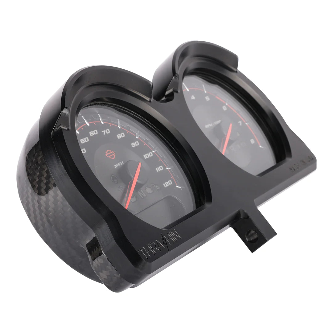 Thrashin Road Glide Gauge Relocation Kit Touring - Black