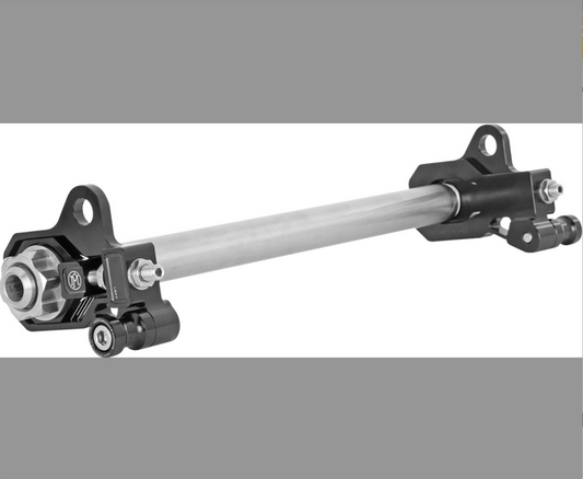 Performance Machine Axle Adjusters Black